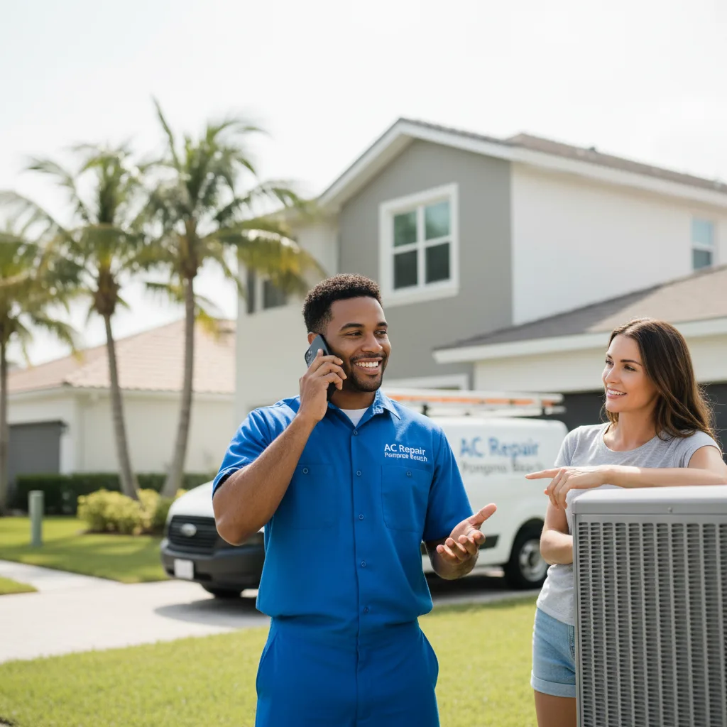 AC Repair Pompano Beach customer support in Deforest